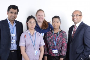The diabetes research team at the Countess of Chester Hospital
