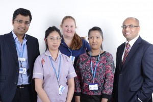The diabetes research team at the Countess of Chester Hospital